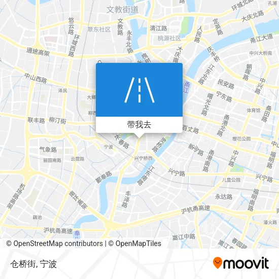 仓桥街地图