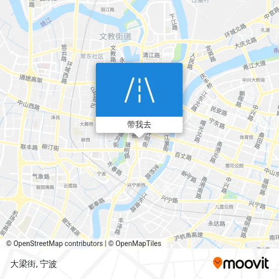 大梁街地图