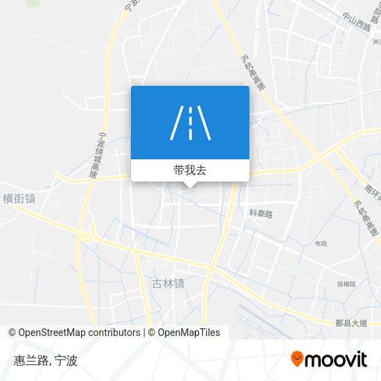 惠兰路地图