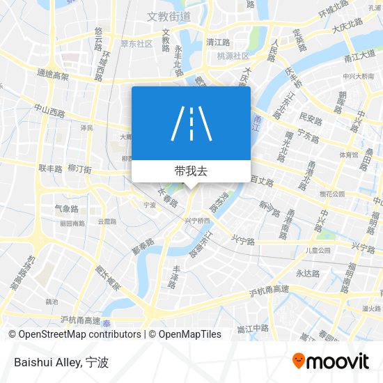 Baishui Alley地图