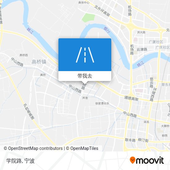 学院路地图