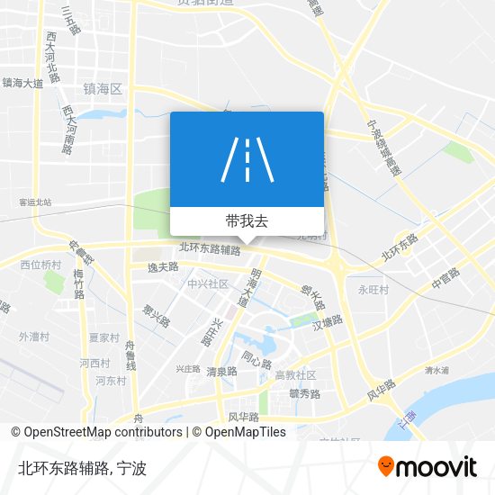 北环东路辅路地图