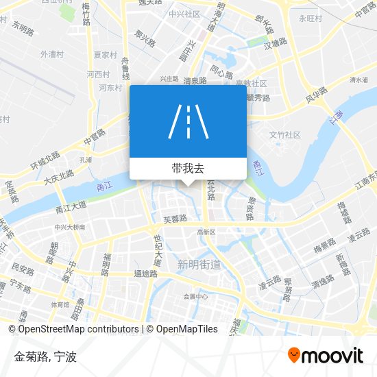 金菊路地图