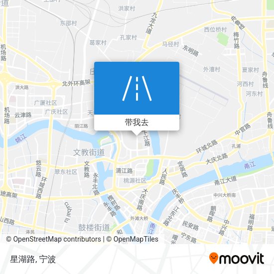 星湖路地图