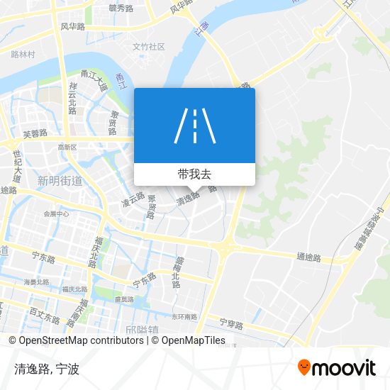 清逸路地图