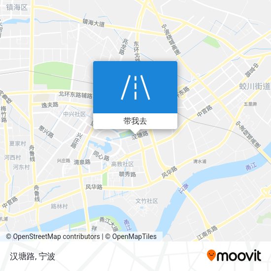 汉塘路地图
