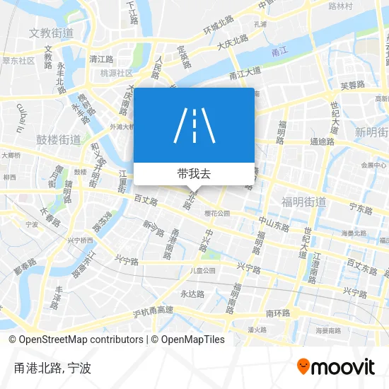 甬港北路地图