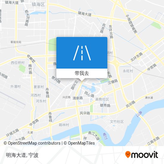 明海大道地图