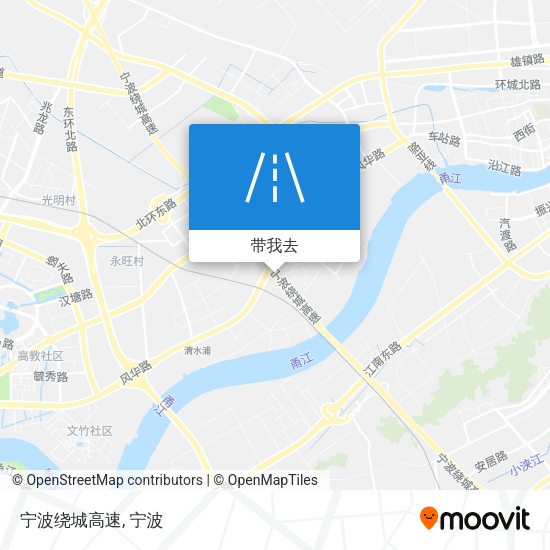 宁波绕城高速地图