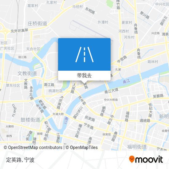 定英路地图