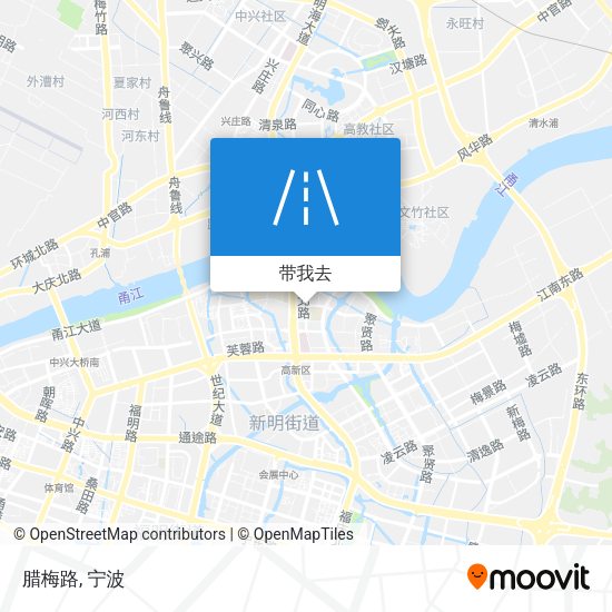 腊梅路地图