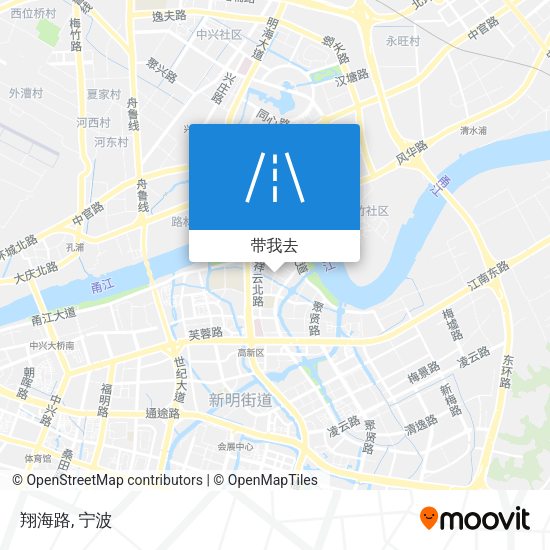 翔海路地图