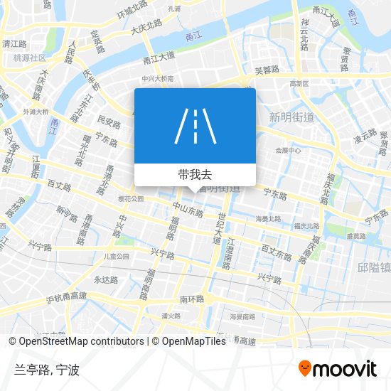 兰亭路地图