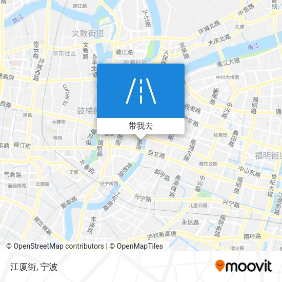 江厦街地图