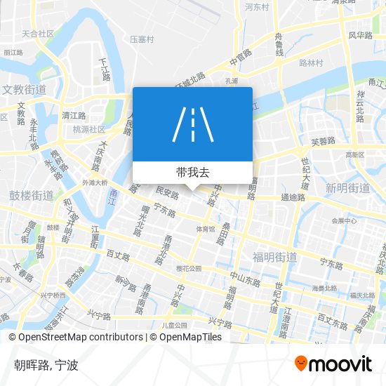 朝晖路地图