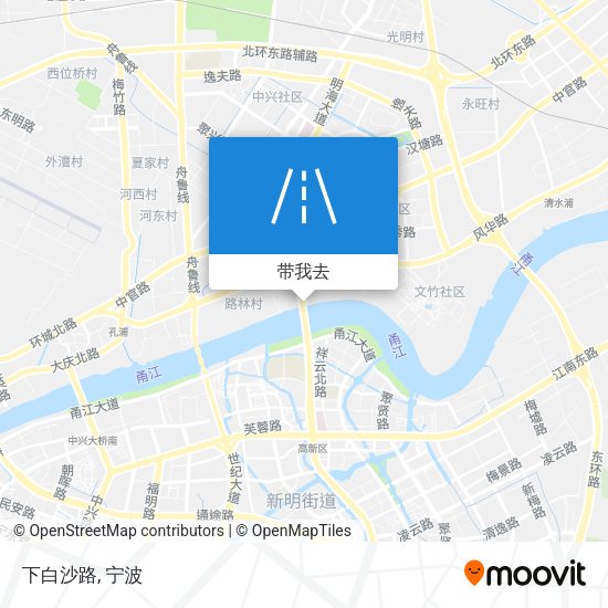 下白沙路地图
