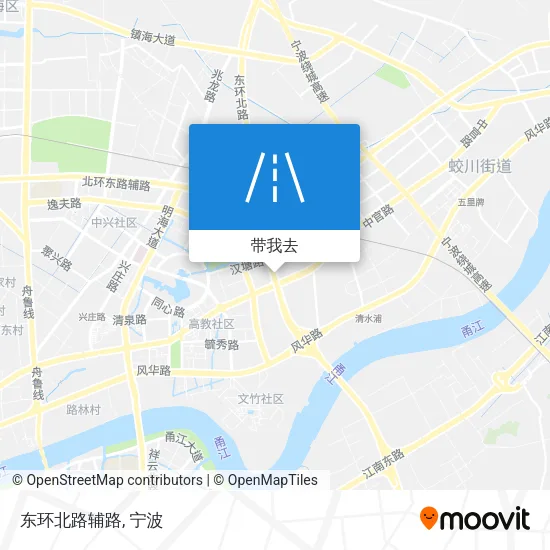 东环北路辅路地图