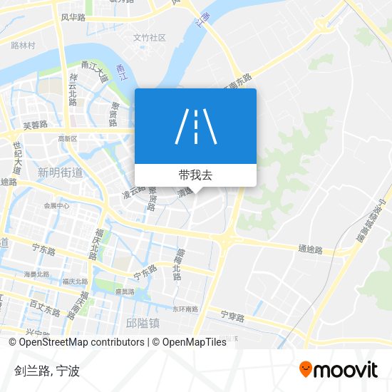 剑兰路地图