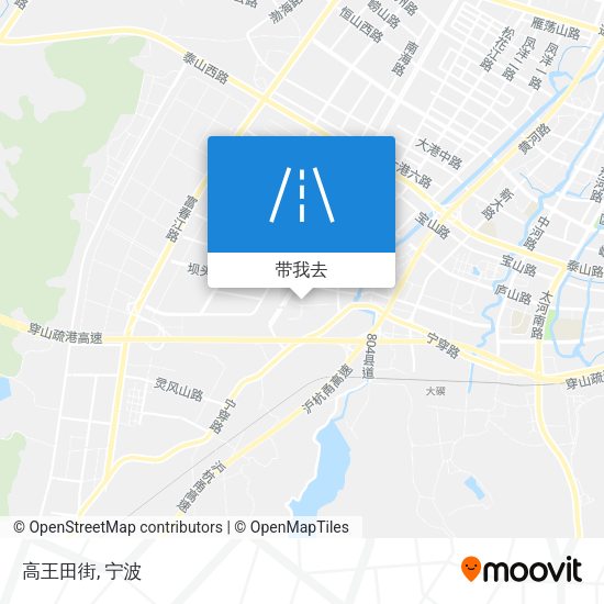 高王田街地图