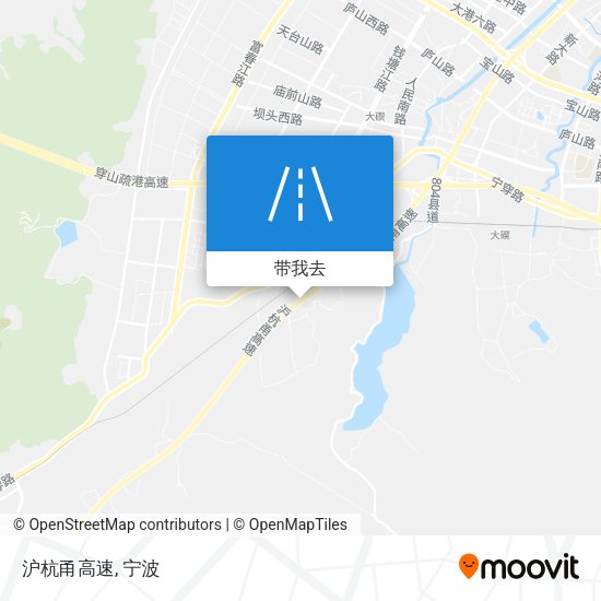 沪杭甬高速地图