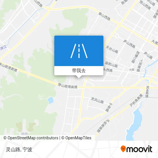 灵山路地图