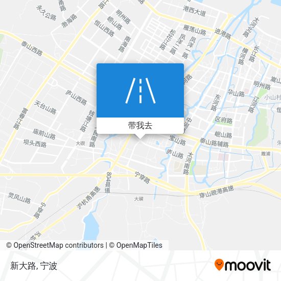 新大路地图