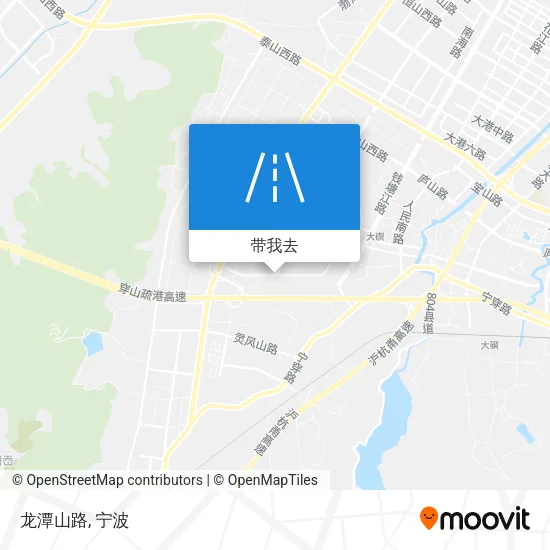 龙潭山路地图