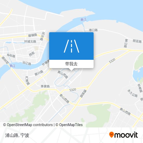 浦山路地图