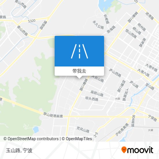 玉山路地图