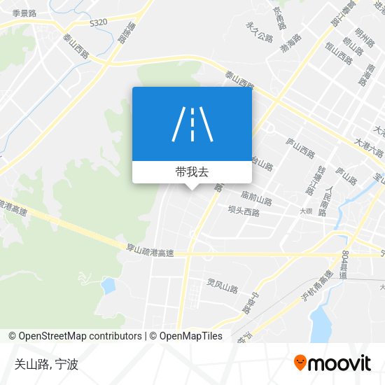 关山路地图