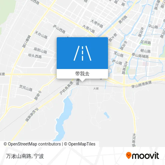 万湫山南路地图