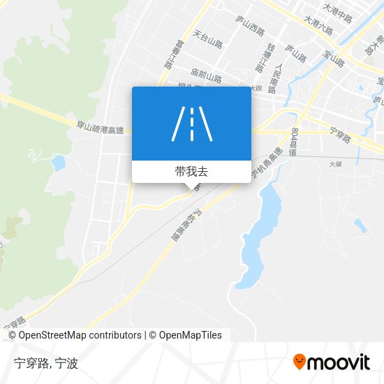 宁穿路地图