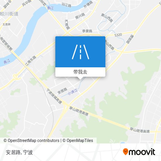 安居路地图
