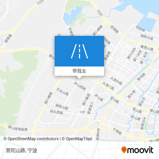 普陀山路地图