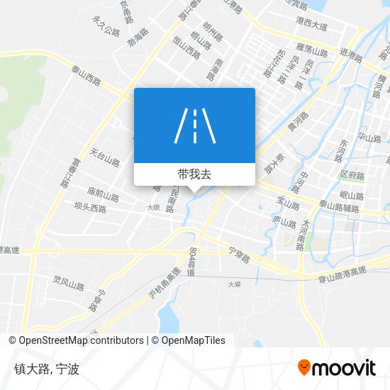 镇大路地图