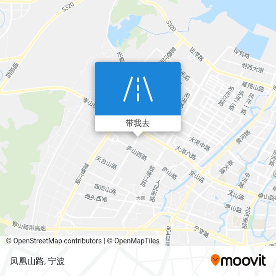 凤凰山路地图