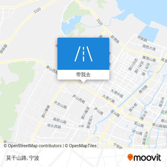 莫干山路地图