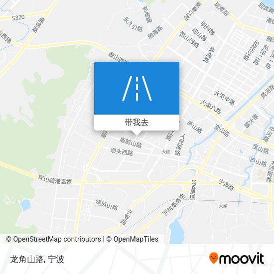 龙角山路地图