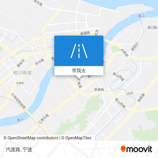 汽渡路地图