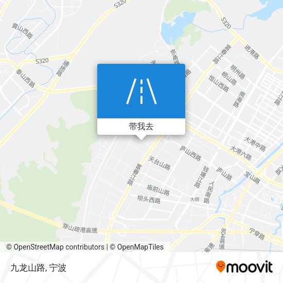 九龙山路地图