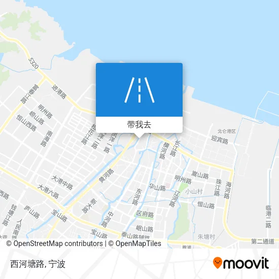 西河塘路地图