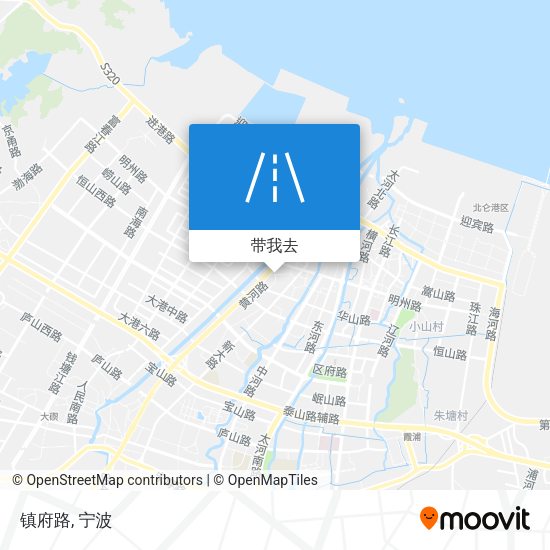 镇府路地图