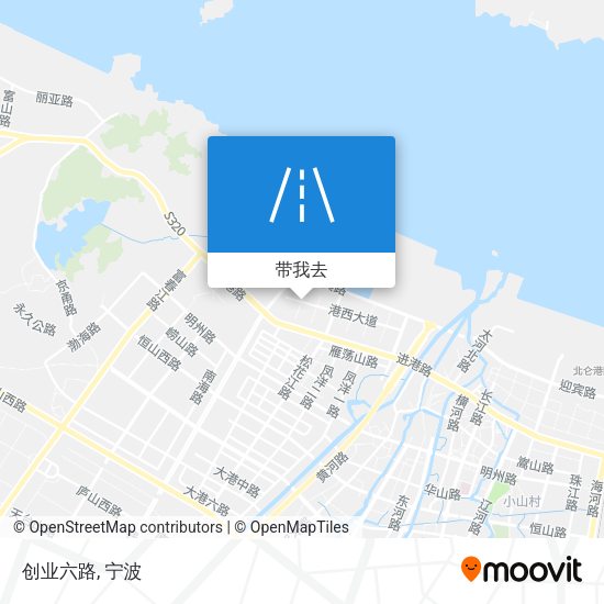 创业六路地图