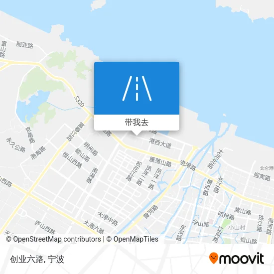 创业六路地图
