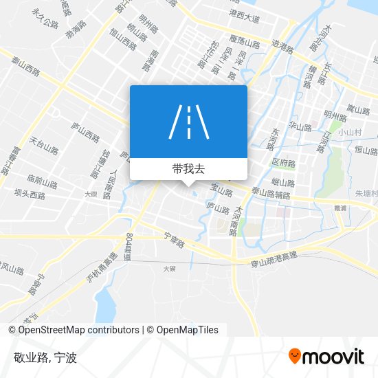 敬业路地图