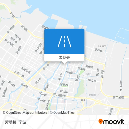 劳动路地图