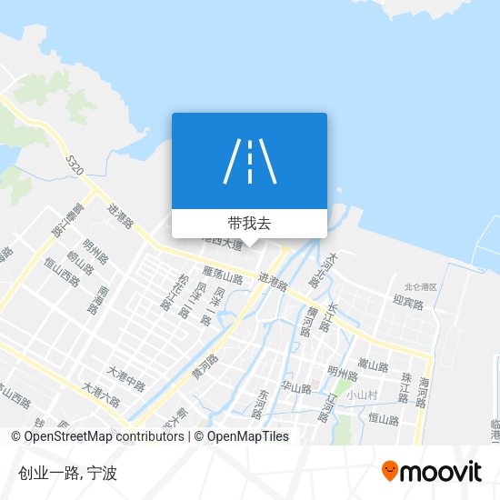 创业一路地图