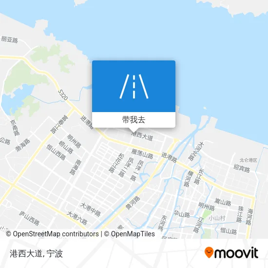 港西大道地图