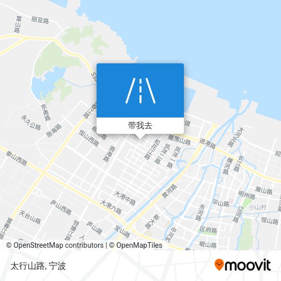 太行山路地图