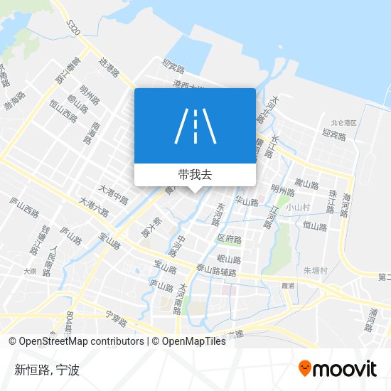 新恒路地图